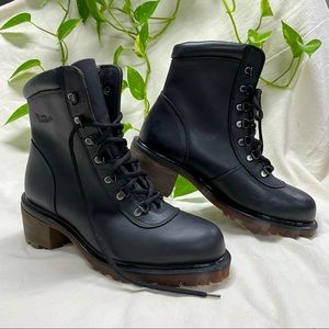 Made In England Vintage Dr. Martens Chunky Heel